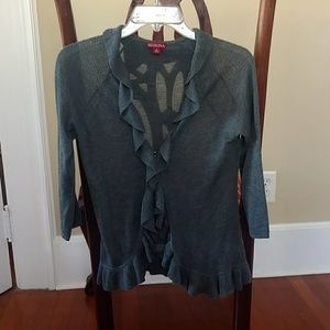 Ruffle cardigan